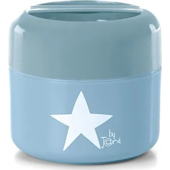 dětská jídelní sada Jané Plastová termomiska Baby Food Aquarel Blue T49