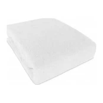 Prostěradlo froté nepropustné PVC 120/60 - bílá