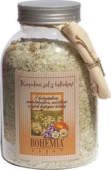 Koupelová sůl Bohemia Gifts & Cosmetics Natur se 3 bylinkami 1200 g