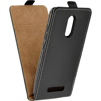 Pouzdro na mobilní telefon Forcell Slim Flip Flexi pro Xiaomi Redmi 5 Plus černé