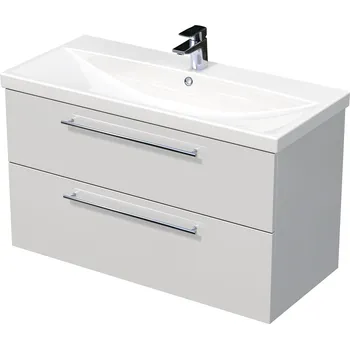 Koupelnový nábytek Box - skříňka pod umyvadlo Elite 100 cm, 2 zásuvky, závěsná Box Elite 100 2Z