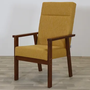 Křeslo Křeslo pro seniory JAKUB, tmavě hnědé, český výrobek