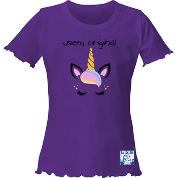 Dívčí tričko Tričko s potiskem Dívčí tričko Jsem originál dětské
