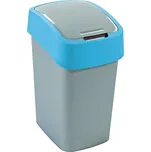 CURVER FLIP BIN 25L Odpadkový koš 47 x 26 x 34 cm stříbrná/modrá 02171-734 free_store_pickup