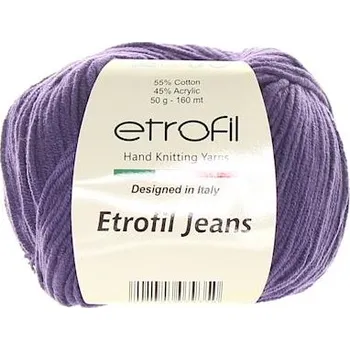 Příze Etrofil Jeans nachová 037