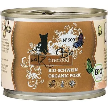 Krmivo pro kočku Catz Finefood Bio konzerva vepřové maso 200 g