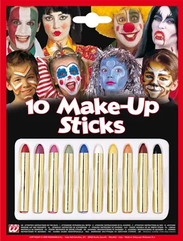 Karnevalový doplněk Widmann Make up barevné tužky 10 ks