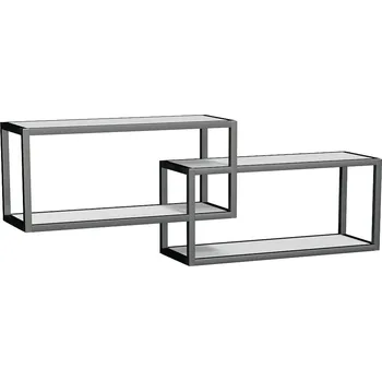 Koupelnový nábytek OXO Alu - samostatná police 119 cm, stříbrná OALU 119/44 S