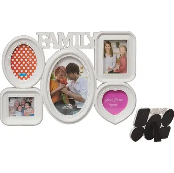 Fotorámeček Fotorámeček Family 5 fotek (Fotorámeček svatební dar na zeď)