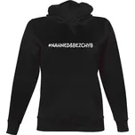 Dámská mikina s kapucí s potiskem TFS Dámská mikina s kapucí N&B dámské