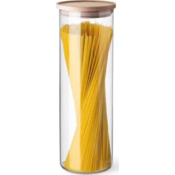 Dóza na potraviny Simax Dóza na potraviny s dřevěným víčkem 1,8 l