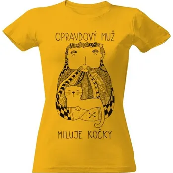 Dámské tričko Tričko s potiskem Dámské triko "opravdový muž" 2 dámské