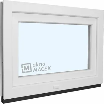 Okno Plastové okno - KNIPPING 70 AD, 600x500 mm, S, bílá Sklo: čiré + příslušenství a montážní materiál zdarma