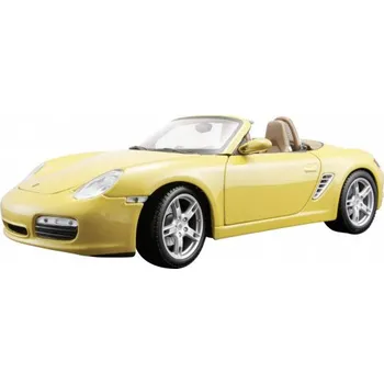 autíčko Maisto Porsche Boxster S 1:18 žluté