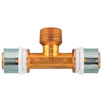 Vodovodní potrubí T kus s vnějším závitem 16x1/2"x16 P721651