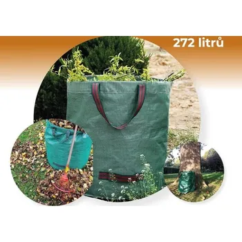 Venkovní odpadkový koš Zahradní koš - vak na odpad 272 l