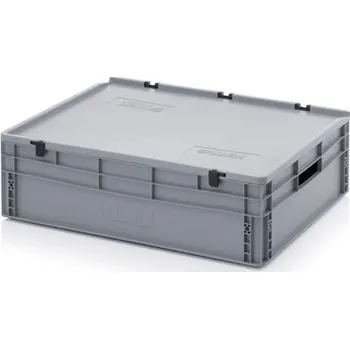 Zahradní úložný box Euro přepravka s víkem, 87l, 22 x 60 x 80 cm