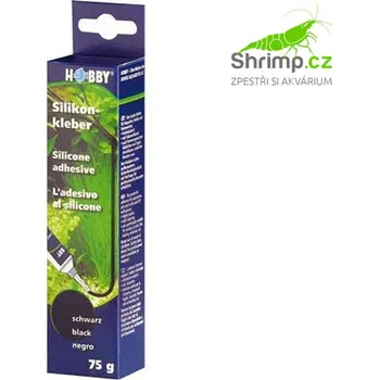 HOBBY Lepidlo Silicone Adhesive, 75 ml, černé (Lepidlo na akvárium, terárium)