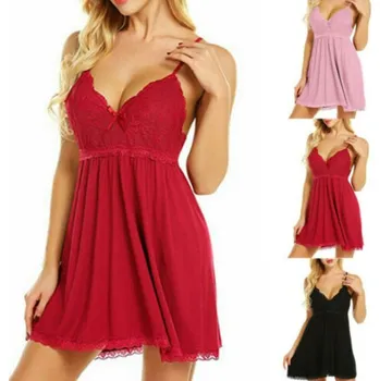 Dámská erotická košilka Zara Varianta: růžová 2XL/3XL