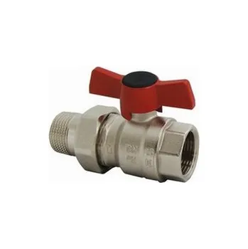 Stavebniny Kulový kohout "MODUL" HERZ motýl (Silumin), PN16, DN25, vnitřní-závitová vsuvka, s ucpávkou 1221113 + 3 roky záruka