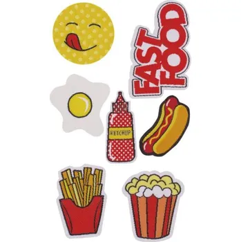 PURO Samolepky na mobil Patch Mania Food 7 ks