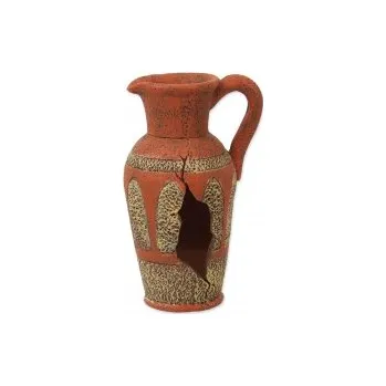 Dekorace do akvária Dekorace AQUA EXCELLENT Amfora oranžová 8,2 cm