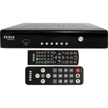 Set top box Tesla Senior T2 s ovladači