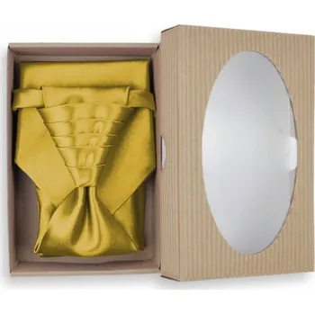 Kravata Svatební regata zlatá + doprava zdarma