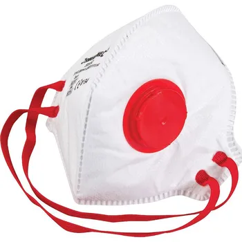 respirátor Silverline Fold Flat Face Mask Valved FFP3 NR Single