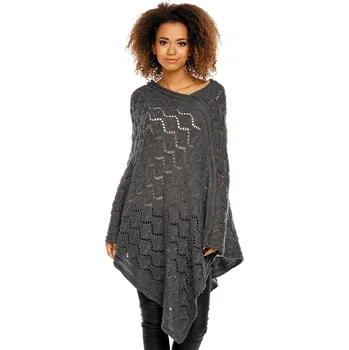 Dámská móda Pončo model 94521 PeeKaBoo universal