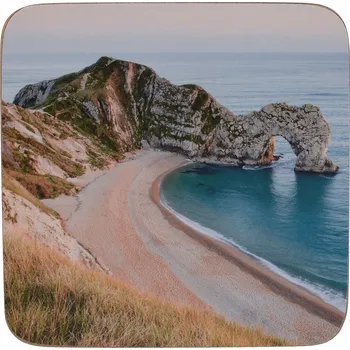 Podtácek Creative Tops, Anglie Creative Tops - Korkové podložky pod skleničky Durdle Door 6 ks - 10,5*10,5 cm Barva: jako na obrázku, Velikost: 10,5x10,5