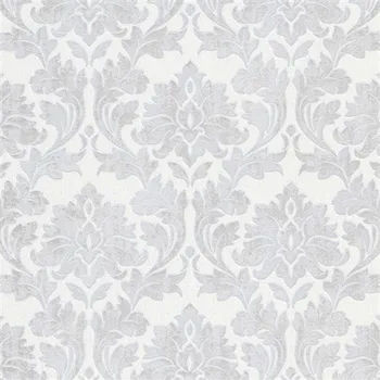 Tapeta Vliesové tapety ornamenty šedé se stříbrými třpytkami 10070-31