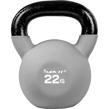 Movit Kettlebell činka šedá 22 kg