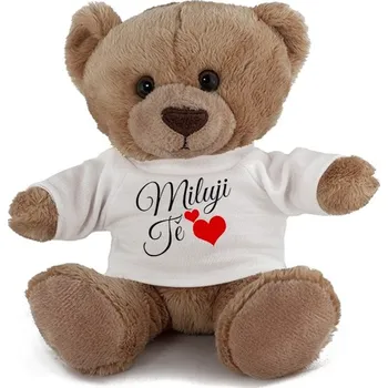 plyšák Nosorožec s potiskem Plyšák k Valentýnu nebo jen tak k vyjádření lásky