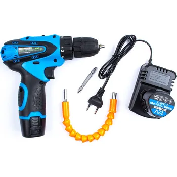 Powertools Aku vrtací šroubovák 2 x 1,5 Ah + příslušenství