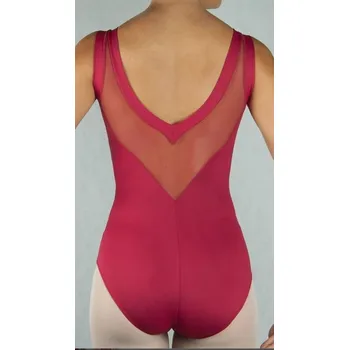 Body Intermezzo,Elegantní taneční trikot 31416, vínová XL