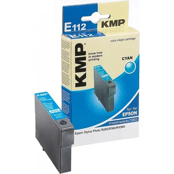 KMP E112 - Epson T080240 - azurová inkoustová náplň KMP