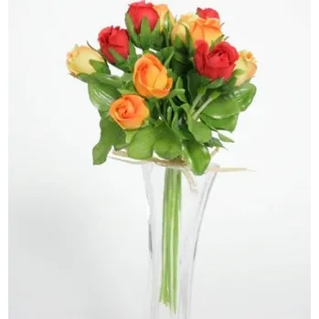 umělá květina Růže kytička malá 100-0130