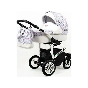 Kočárek Raf-pol Baby Lux Tropical 2022 Pastel flamingos + u nás ZÁRUKA 3 ROKY