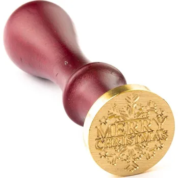 Pečeť Ruční razidlo (pečeť) do vosku - Vánoční motiv vločka