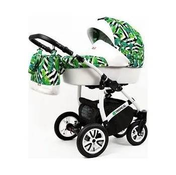 Kočárek Raf-pol Baby Lux Tropical 2022 Banana leaf + u nás ZÁRUKA 3 ROKY