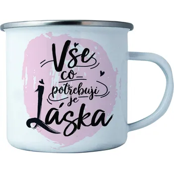 Hrnek plecháček Láska - posl. 1ks