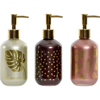 Dávkovač mýdla Skleněný dávkovač "CHIC" 8x8x18.5/3dr.