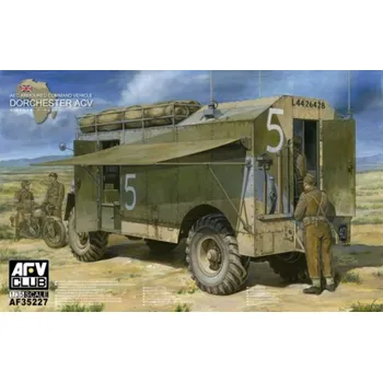 Plastikový model AFV Club 1/35 AEC Armoured Command Vehicle Dorchester ACV
