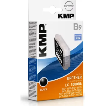 KMP B9 - Brother LC-1000BK - černá inkoustová náplň KMP