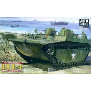 Plastikový model AFV Club 1/35 LVT-4 U.S. Water Buffalo Late Type