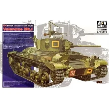 Plastikový model AFV Club 1/35 British Infantry Tank Mk.III Valentine Mk.I