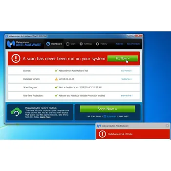 Malwarebytes Anti-Malware program