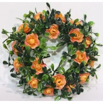 umělá květina Věneček růžičky 100-0140