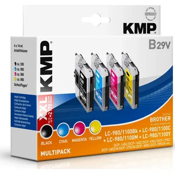 Počítač KMP B29V - Brother LC-980 multipack - multipack inkoustová náplň KMP